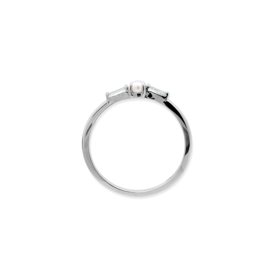 925 Silver Judith Pearl Ring