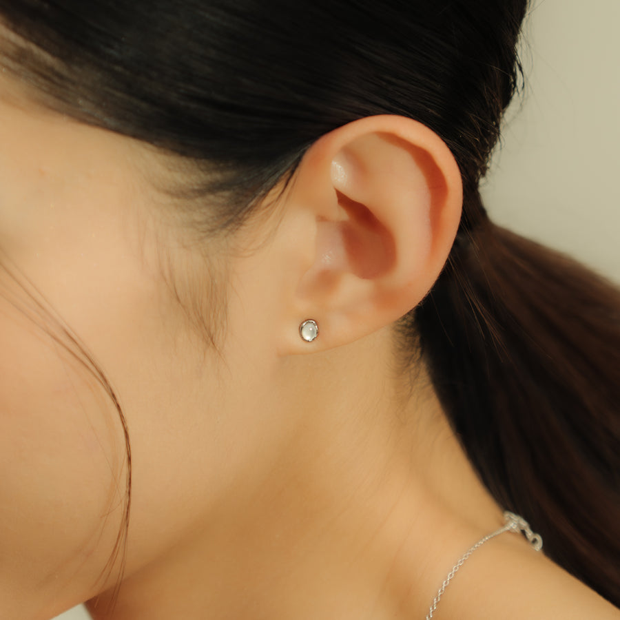 925 Silver Noemi Mother of Pearl Studs