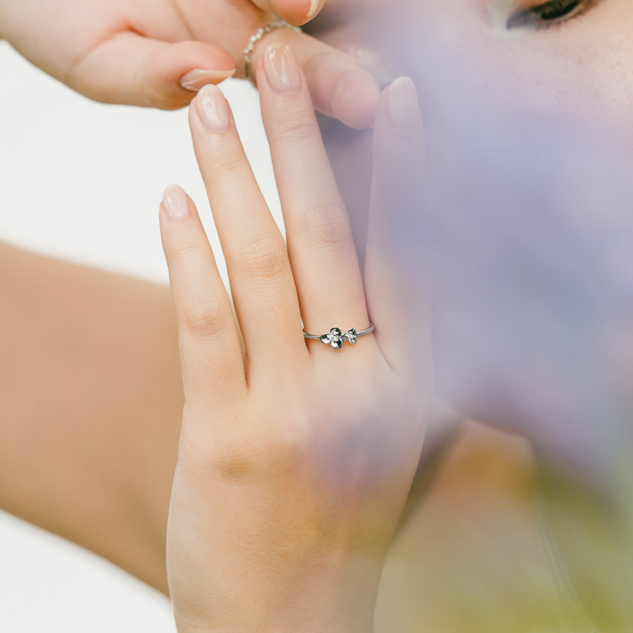 925 Silver Eden Cubic Ring