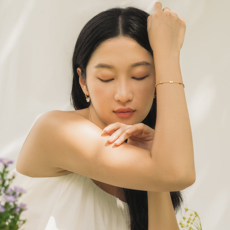 Gold Bella Cubic Bracelet