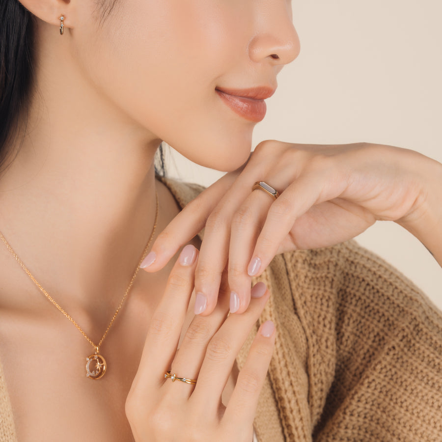 Gold Everly Cubic Ring