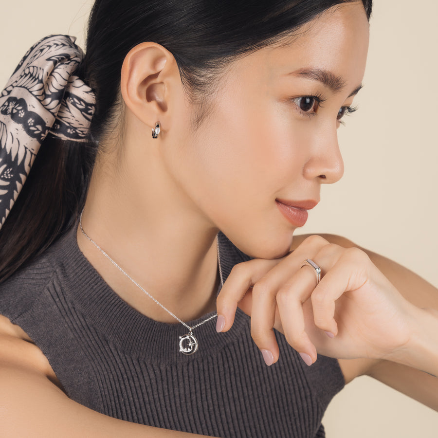 925 Silver Oriana Cubic Necklace