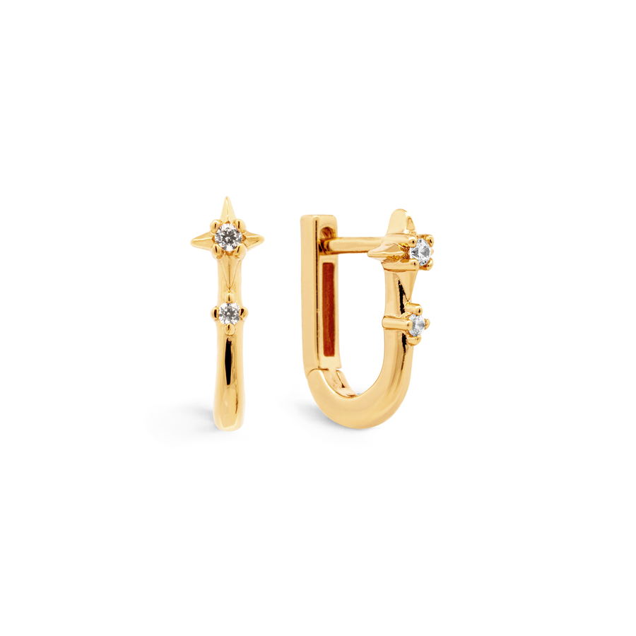 Gold Everly Cubic Huggies