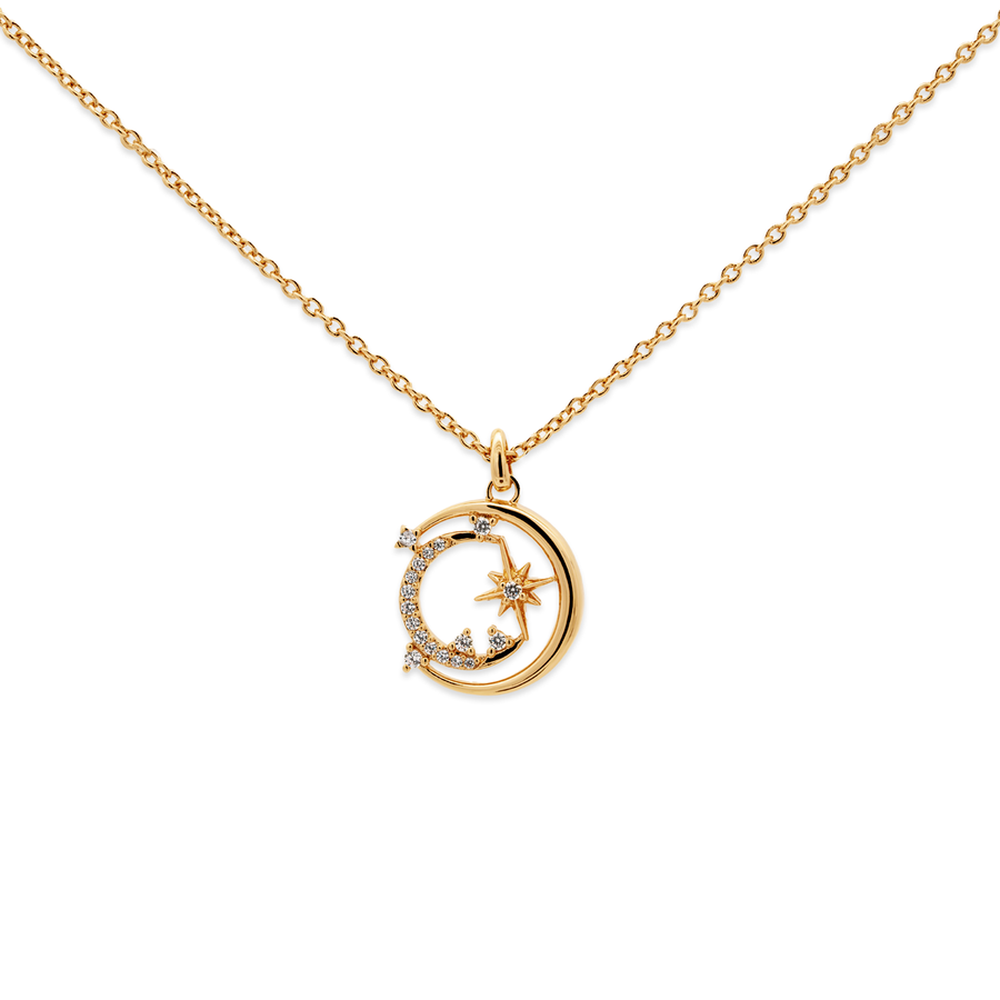 Gold Oriana Cubic Necklace