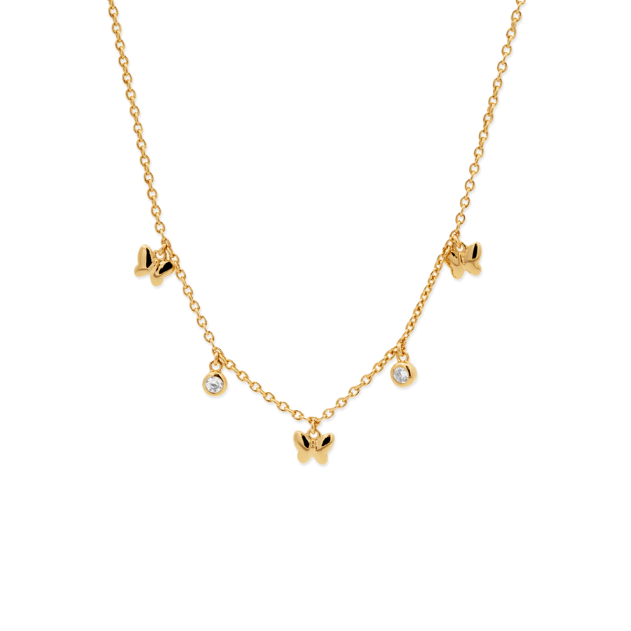 Gold Bella Cubic Necklace