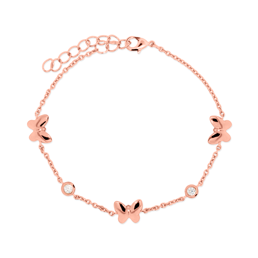 Rose Gold Bella Cubic Bracelet