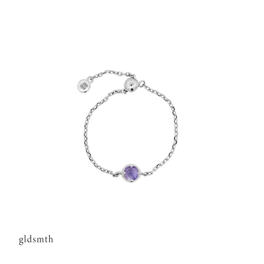 10k White Gold Claire Tanzanite Ring