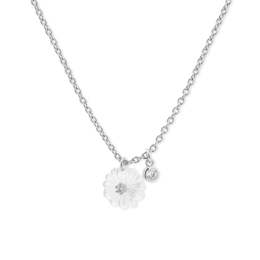 925 Silver Delancy Mother of Pearl Necklace