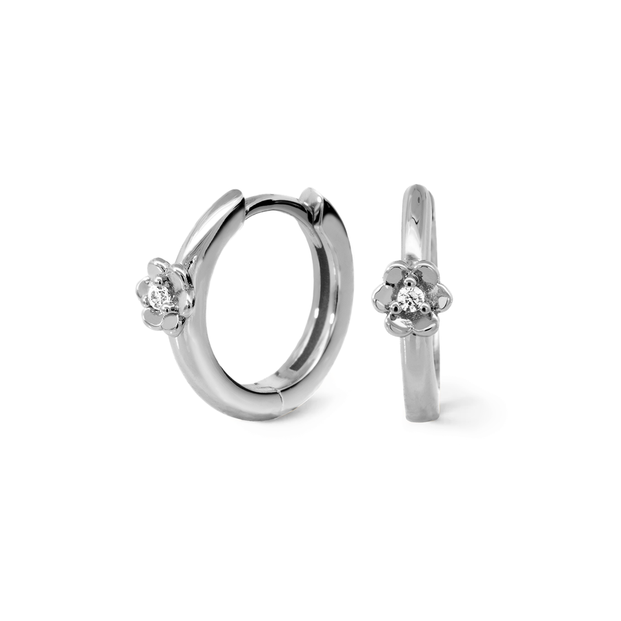 925 Silver Eden Cubic Huggies
