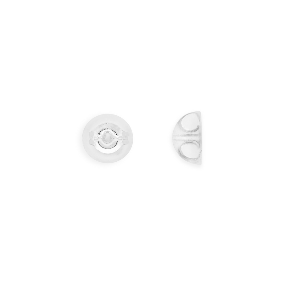 10k White Gold Anette Chalcedony Studs