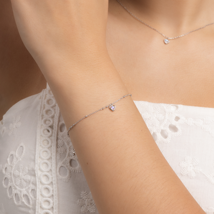 925 Silver Darlene Moonstone Bracelet