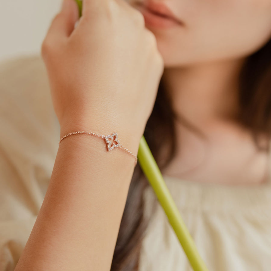 Rose Gold Casablanca Cubic Bracelet