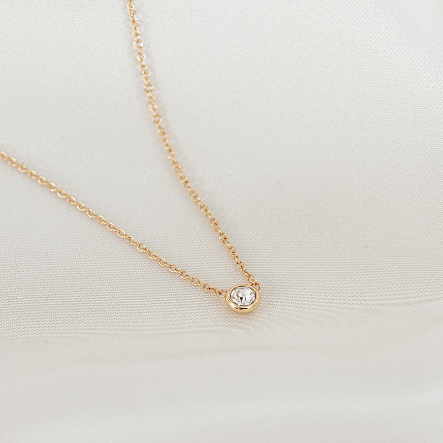 Gold Basic Cubic Necklace