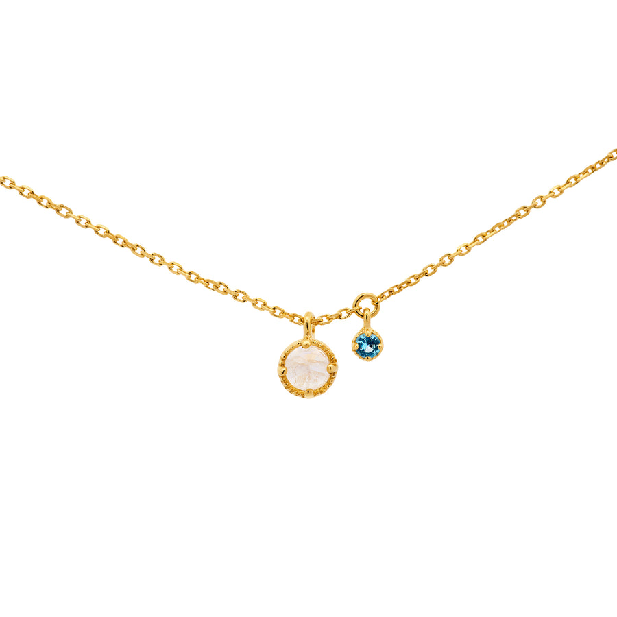 Gold Debbie Moonstone Necklace
