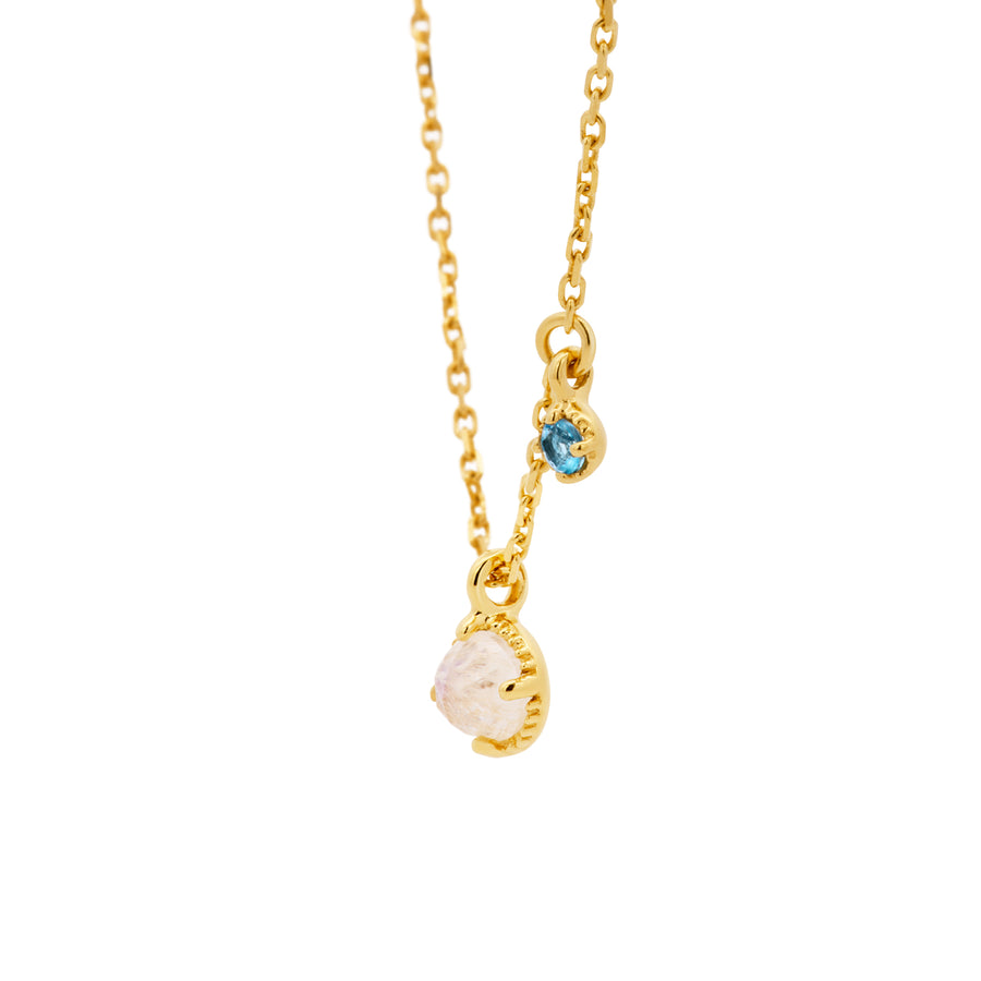Gold Debbie Moonstone Necklace