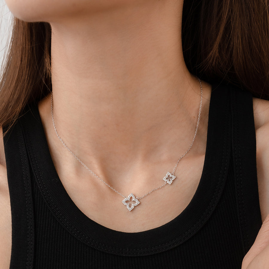925 Silver Casablanca Cubic Necklace