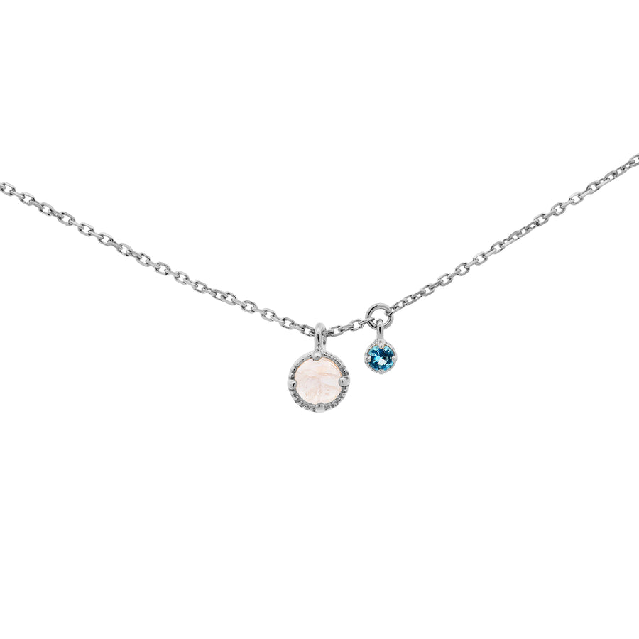 925 Silver Debbie Moonstone Necklace