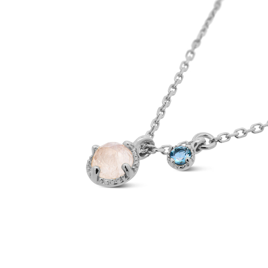 925 Silver Debbie Moonstone Necklace