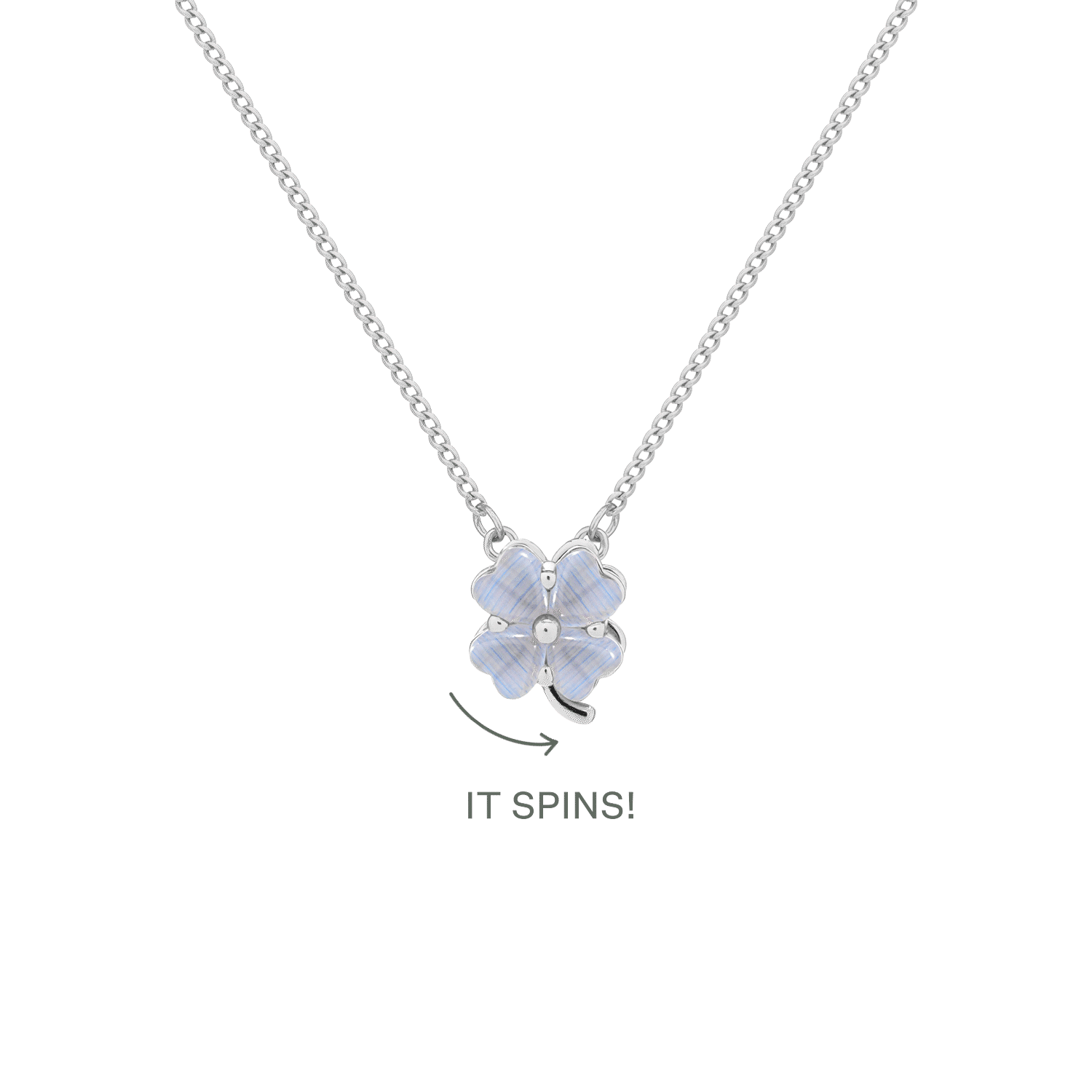 Silver Lucky Swivel Necklace – By Invite Only