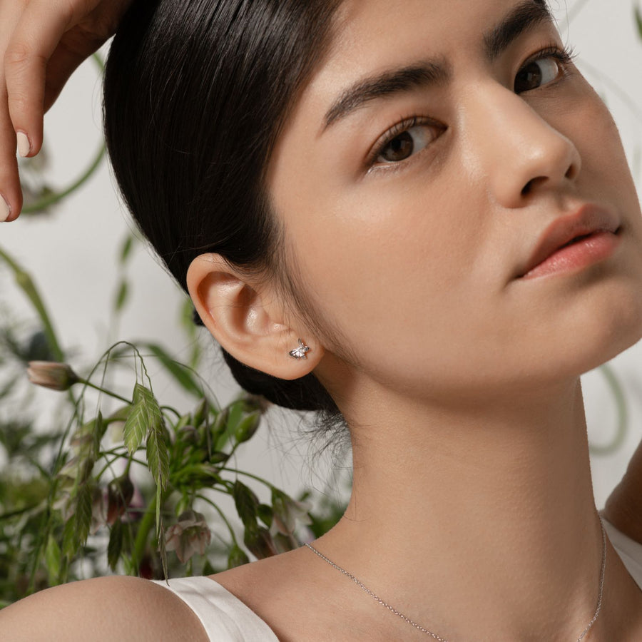 925 Silver Camilla Cubic Studs