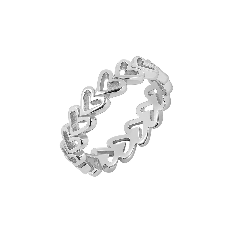 Elegant and bold 925 silver ring.