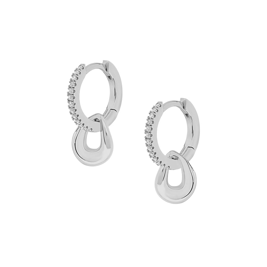 925 Silver Grace Cubic Huggies