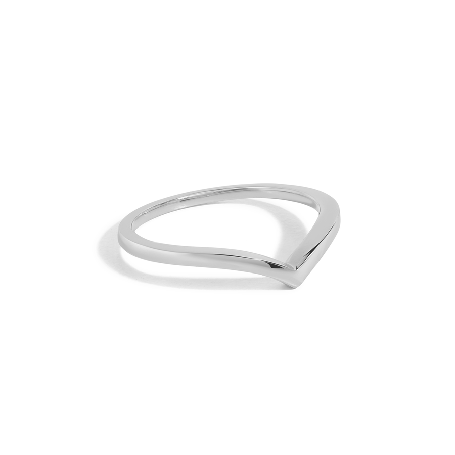 Elegant and classy double ring set in 925 silver.