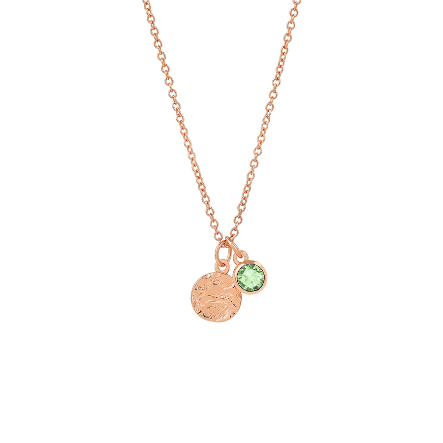 Rose Gold Gabrielle Chrysolite Necklace