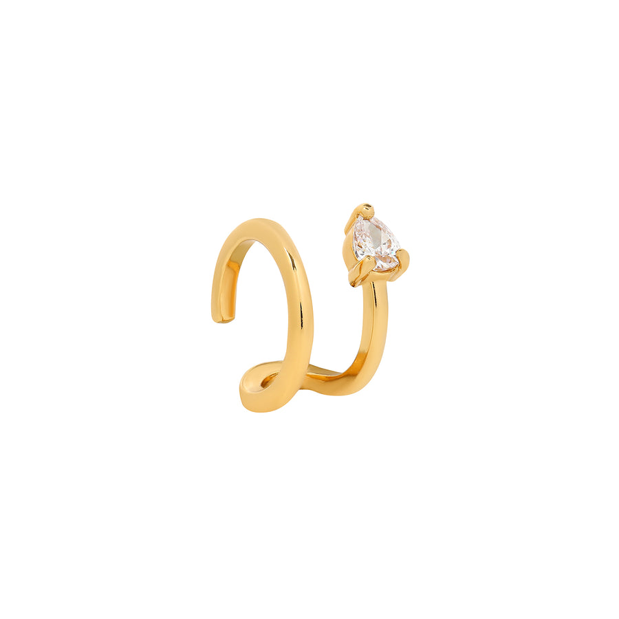 Gold Beverly Cubic Ear Cuff