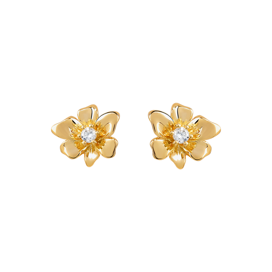 Gold Eden Cubic Studs