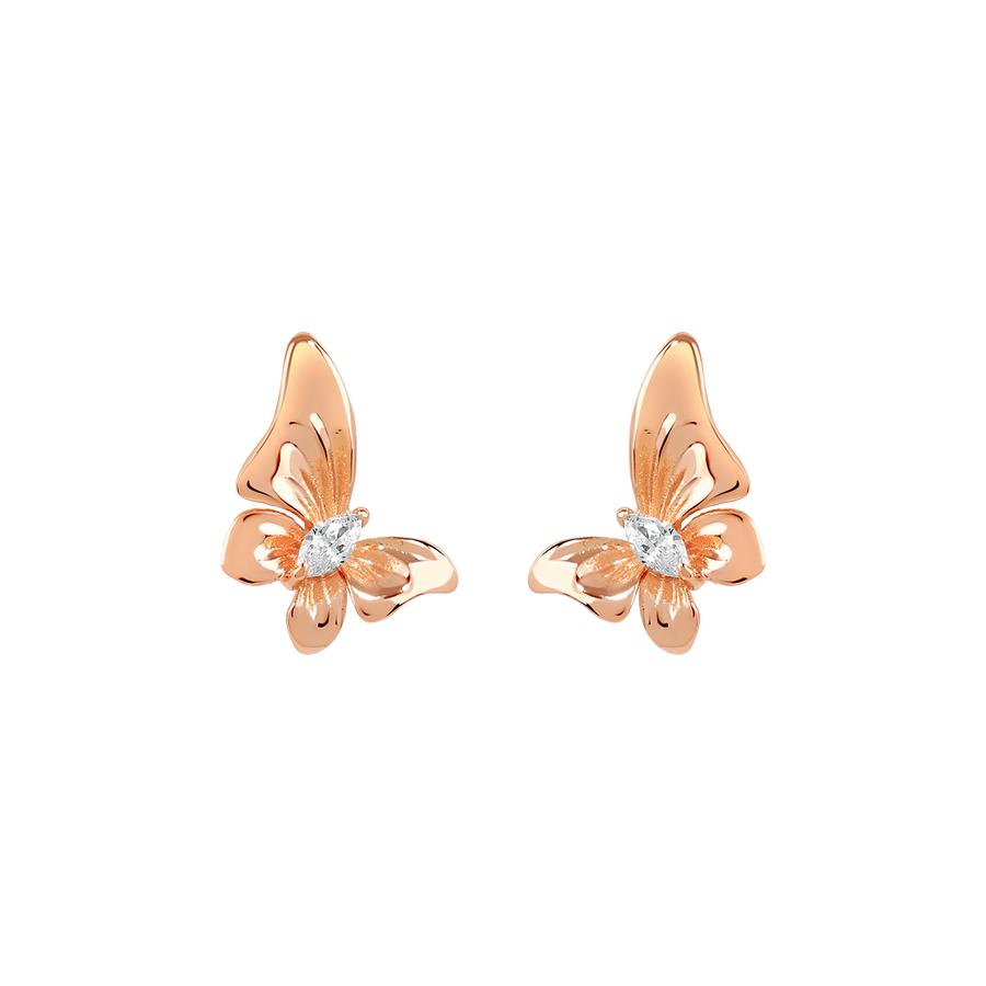 Rose Gold Camilla Cubic Studs