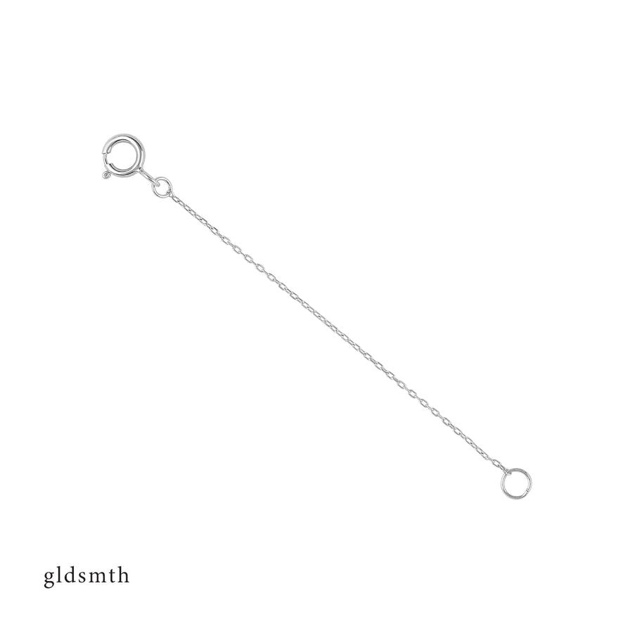 Solid White Gold Extension