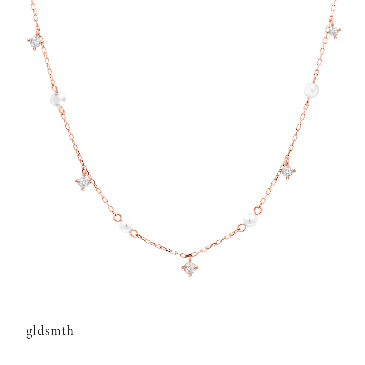 Dainty rose gold best sale necklace