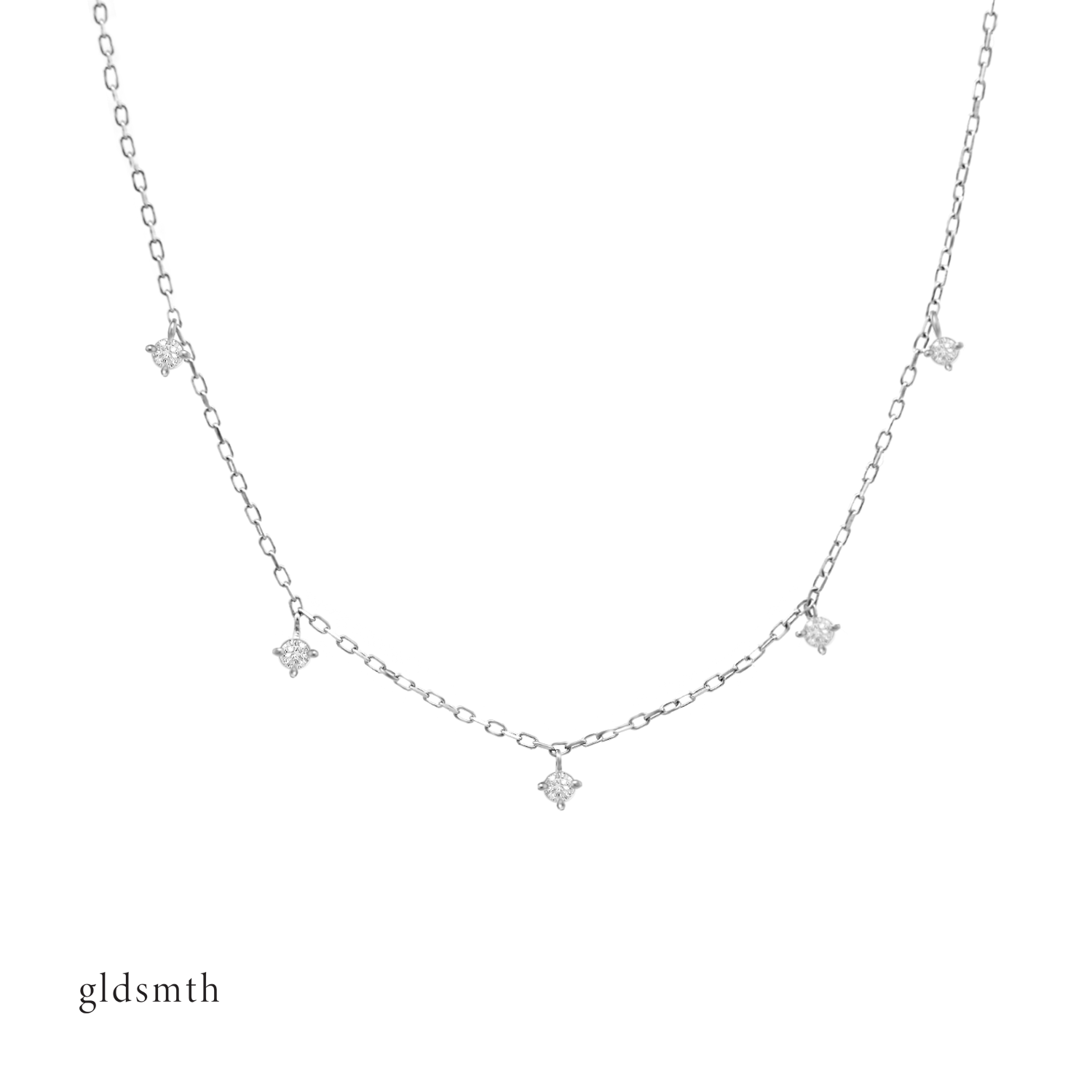 10k solid white gold chain deals