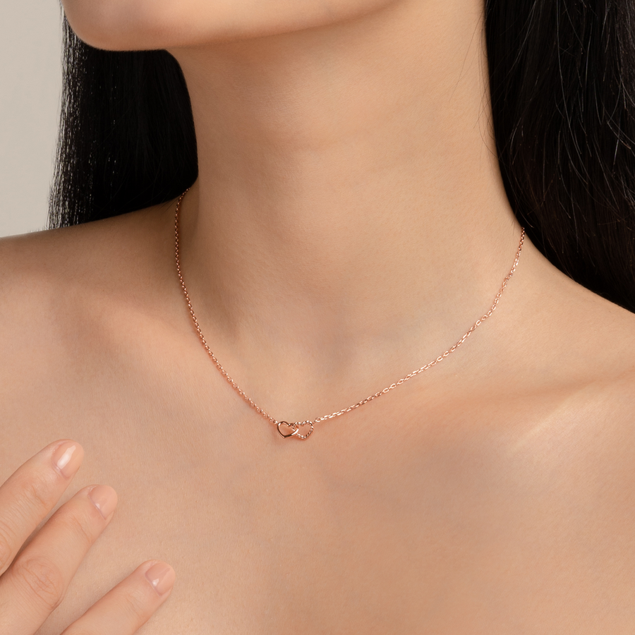 Rose Gold Amore Necklace