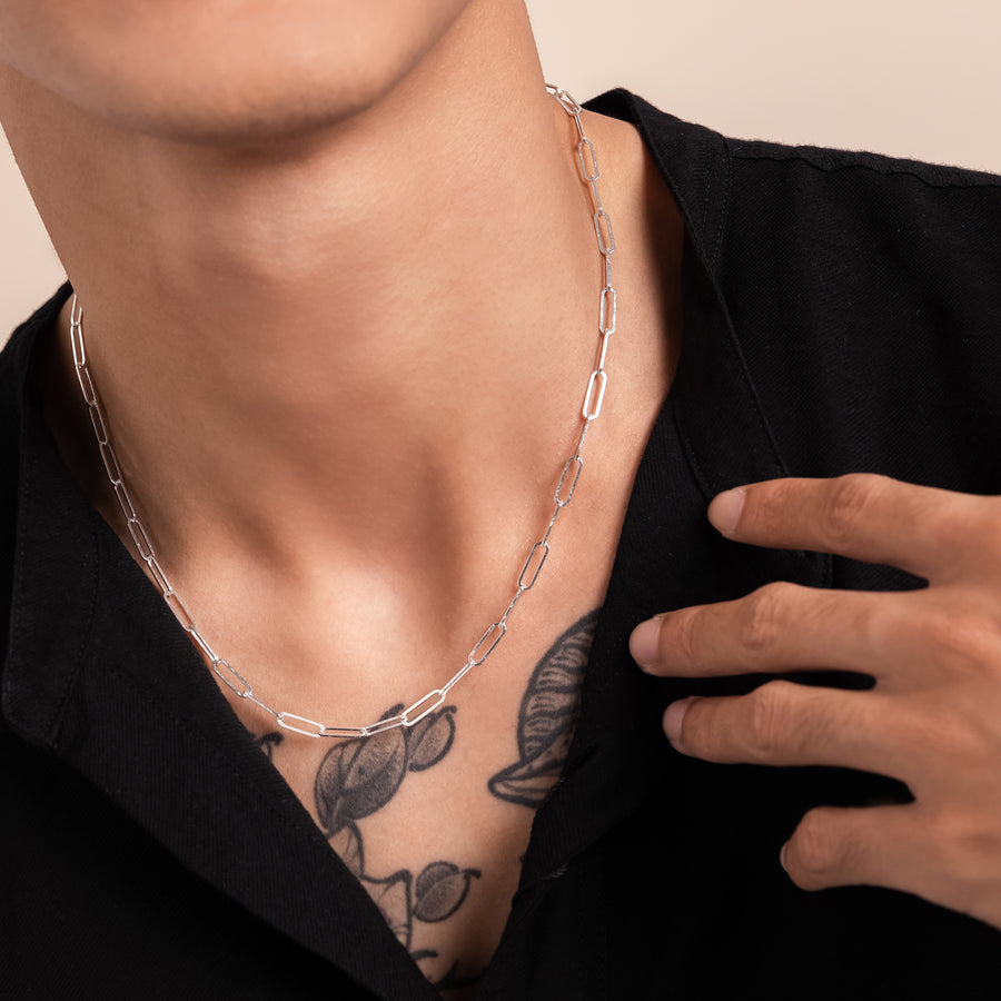 925 Silver Link Necklace