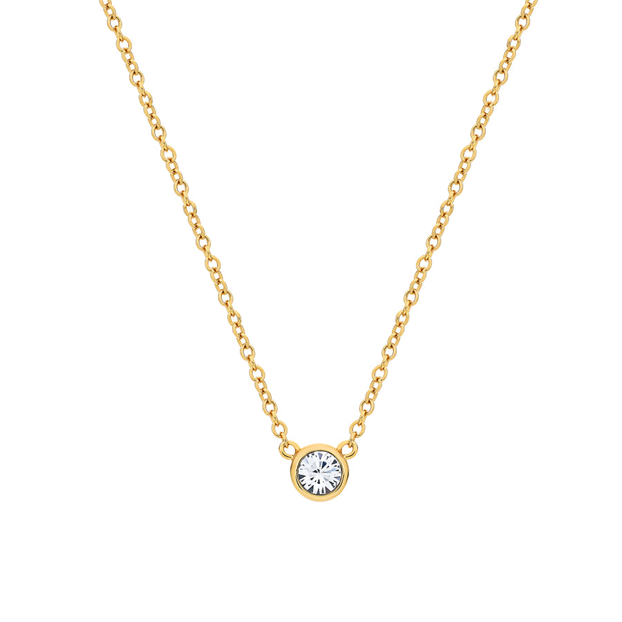 Gold Basic Cubic Necklace
