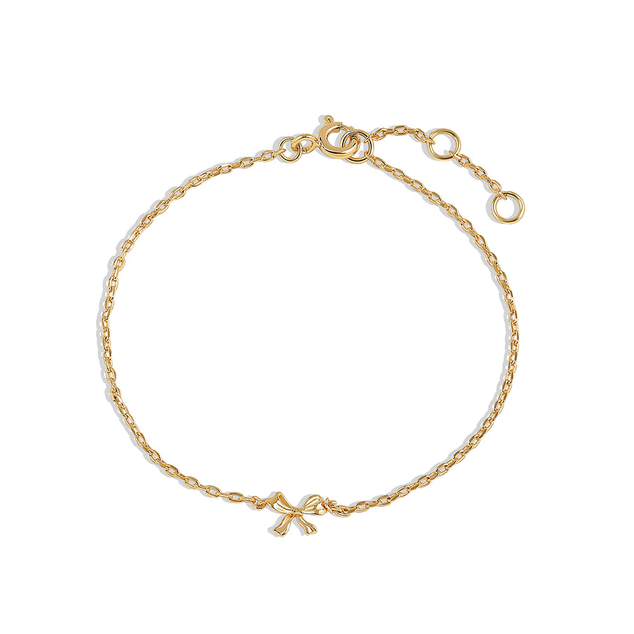 Gold Bow Bracelet