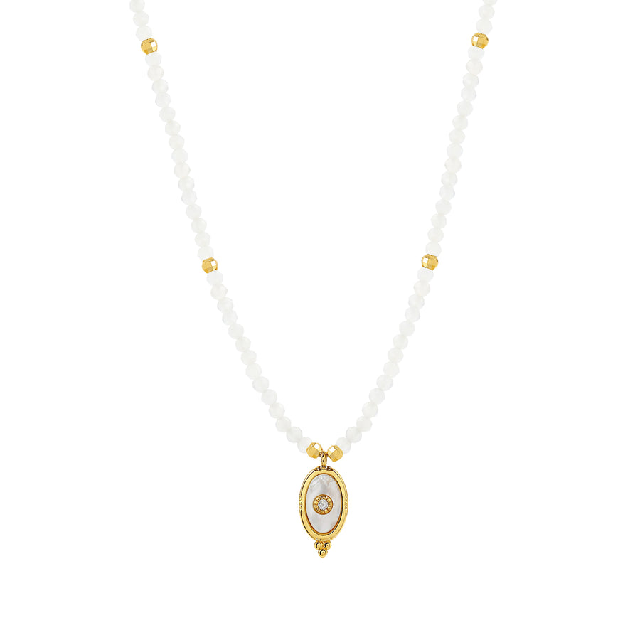 Gold Marrakech Moonstone Necklace