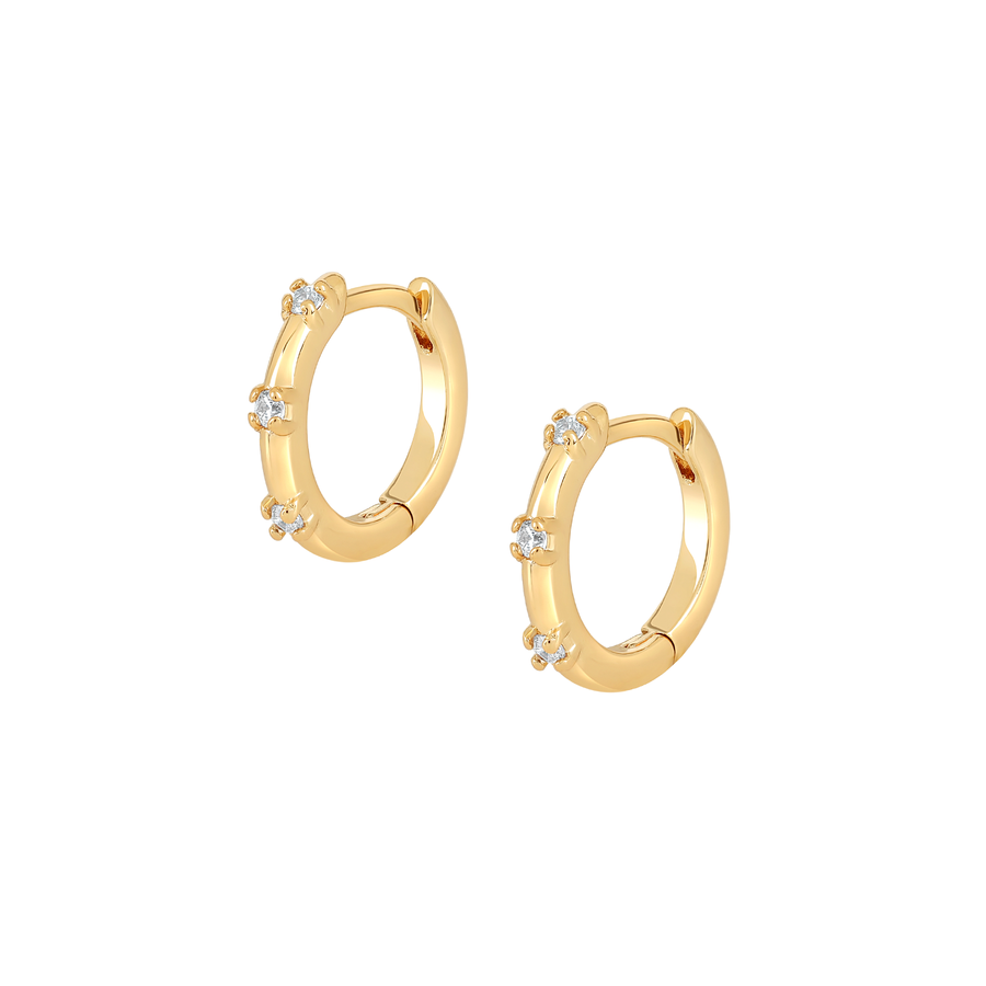 Gold Remy Cubic Huggies