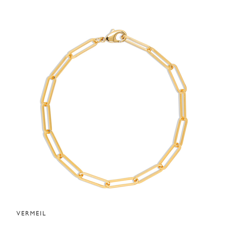 Gold Vermeil Link Bracelet