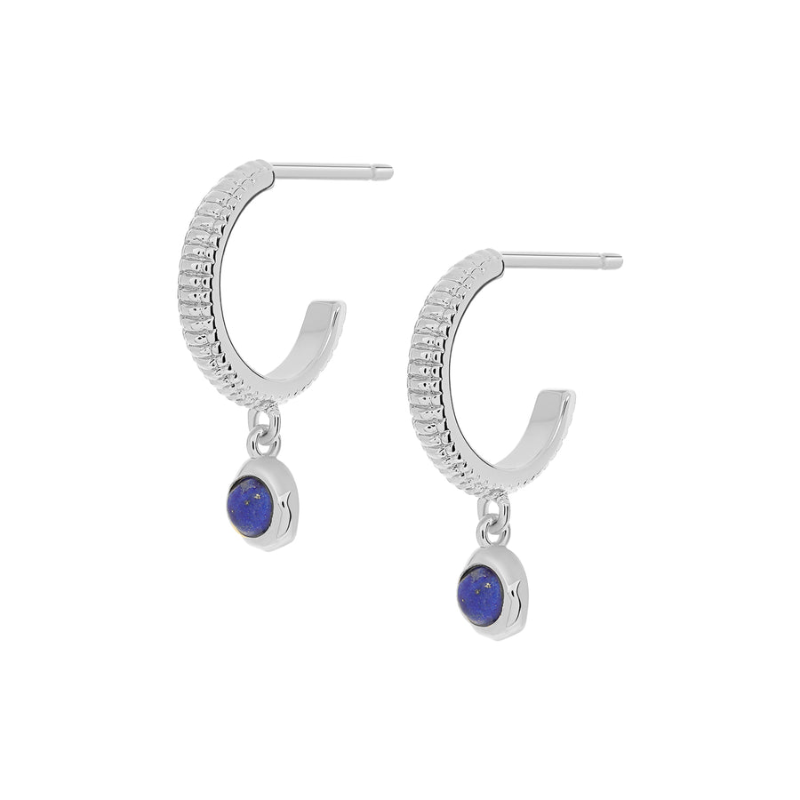 925 Silver Medina Lapis Lazuli Studs