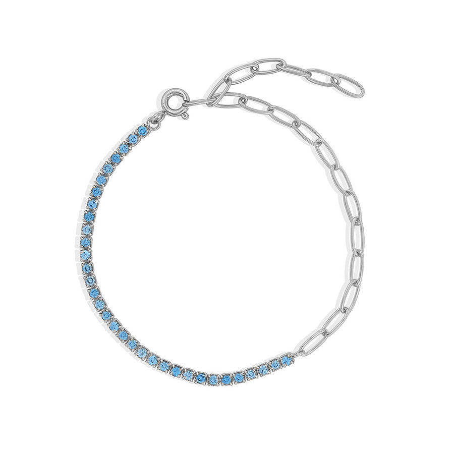925 Silver Morgan Cubic Bracelet