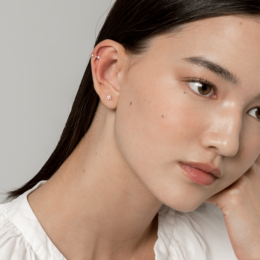 Rose Gold Kelly Cubic Ear Cuff