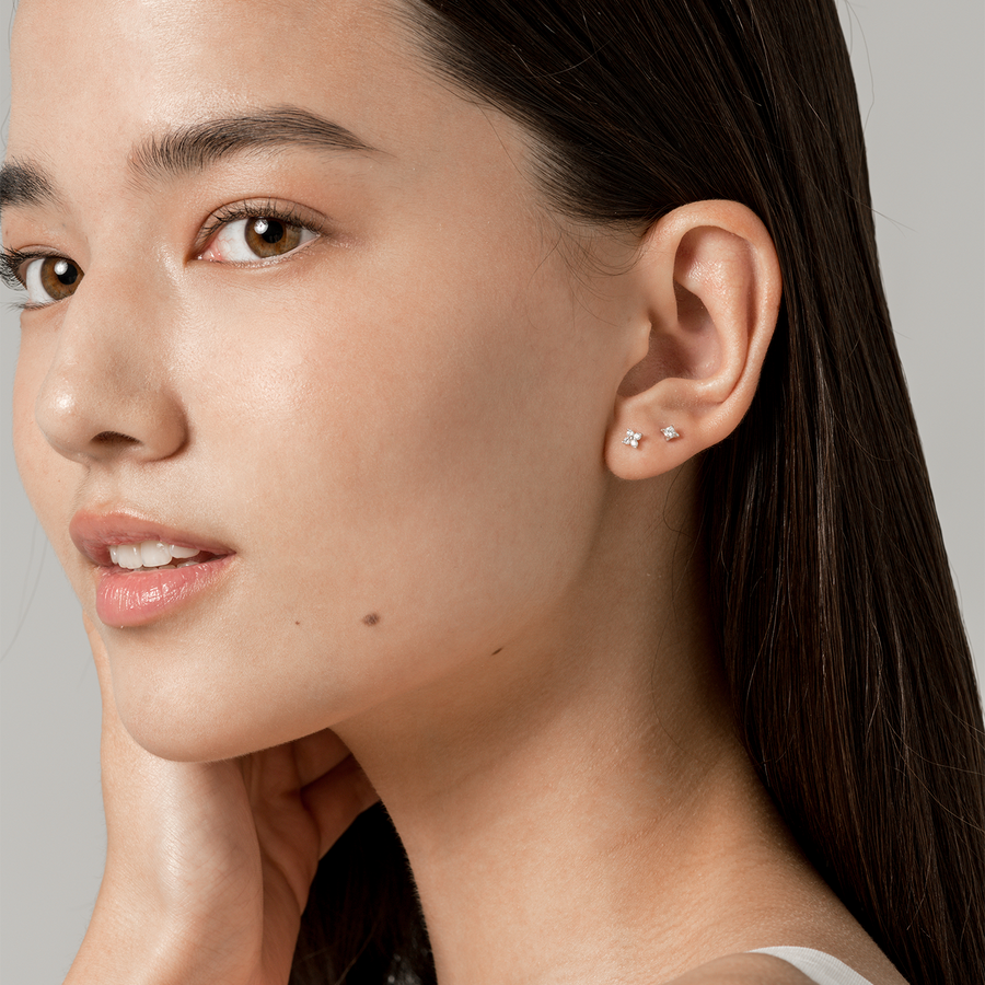 925 Silver Tessa Cubic Studs