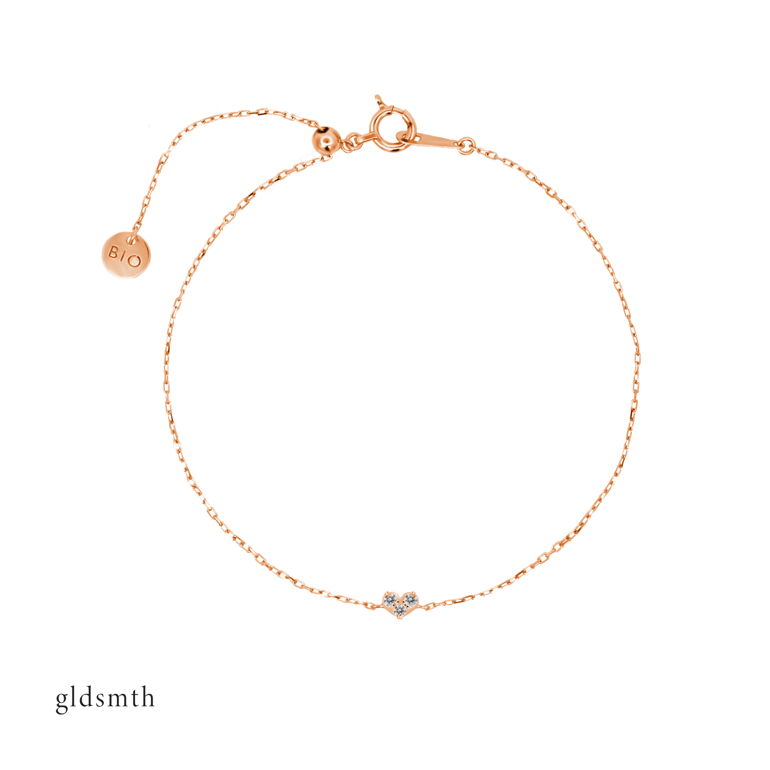 Pure rose 2025 gold bracelet