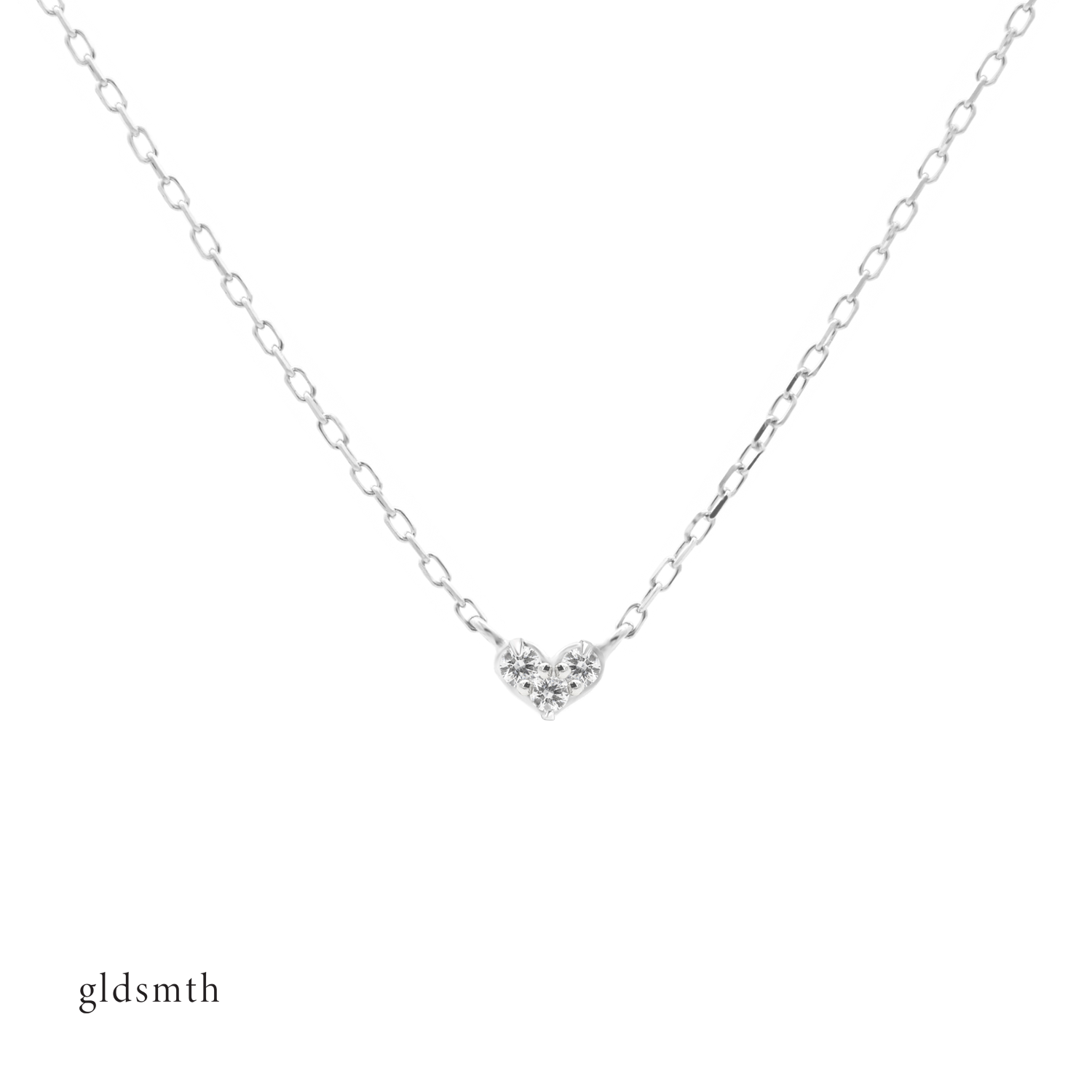 10k white gold diamond necklace deals