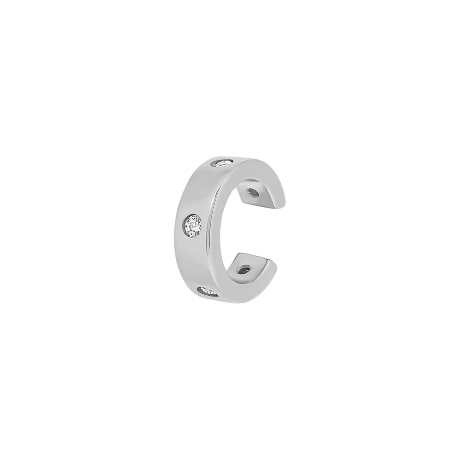 925 Silver Clara Cubic Ear Cuff