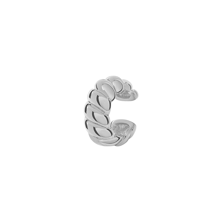 925 Silver Twisted Rope Ear Cuff
