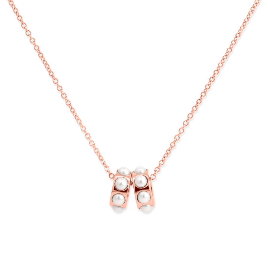 Rose Gold Cora Pearl Necklace